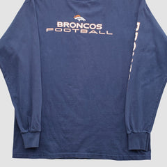 Denver Broncos NFL 2010s Long Sleeve T-shirt - Navy T-shirts