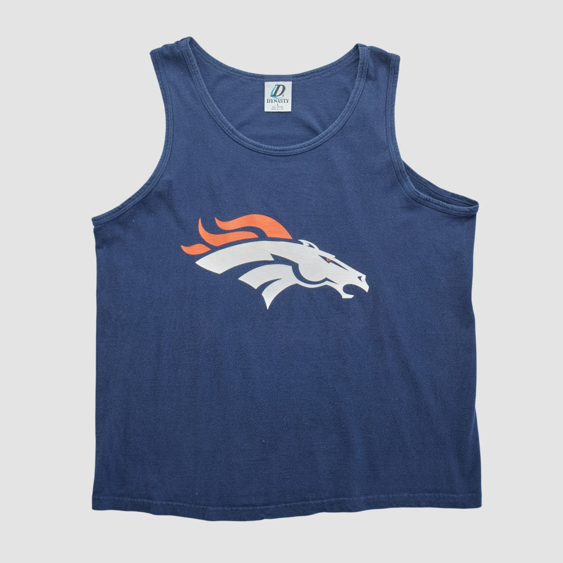 Denver Broncos Dynasty 90s Tank - Navy Tanks