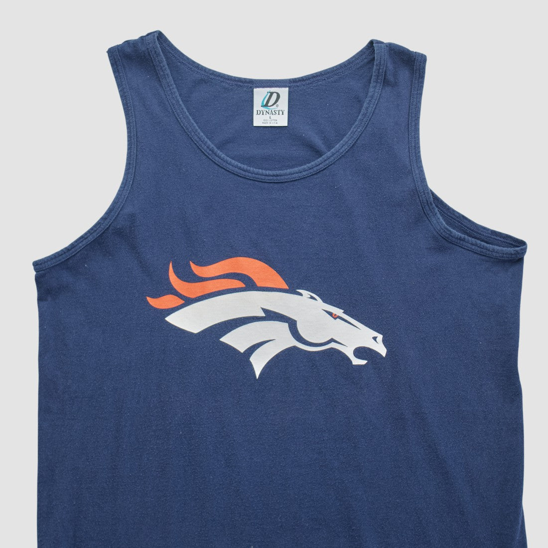Denver Broncos Dynasty 90s Tank - Navy Tanks