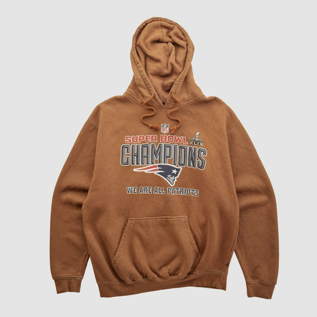 Super Bowl XLIX Pennant Sportswear 2015 Hooded Pullover Sweatshirt - Clay Pullover