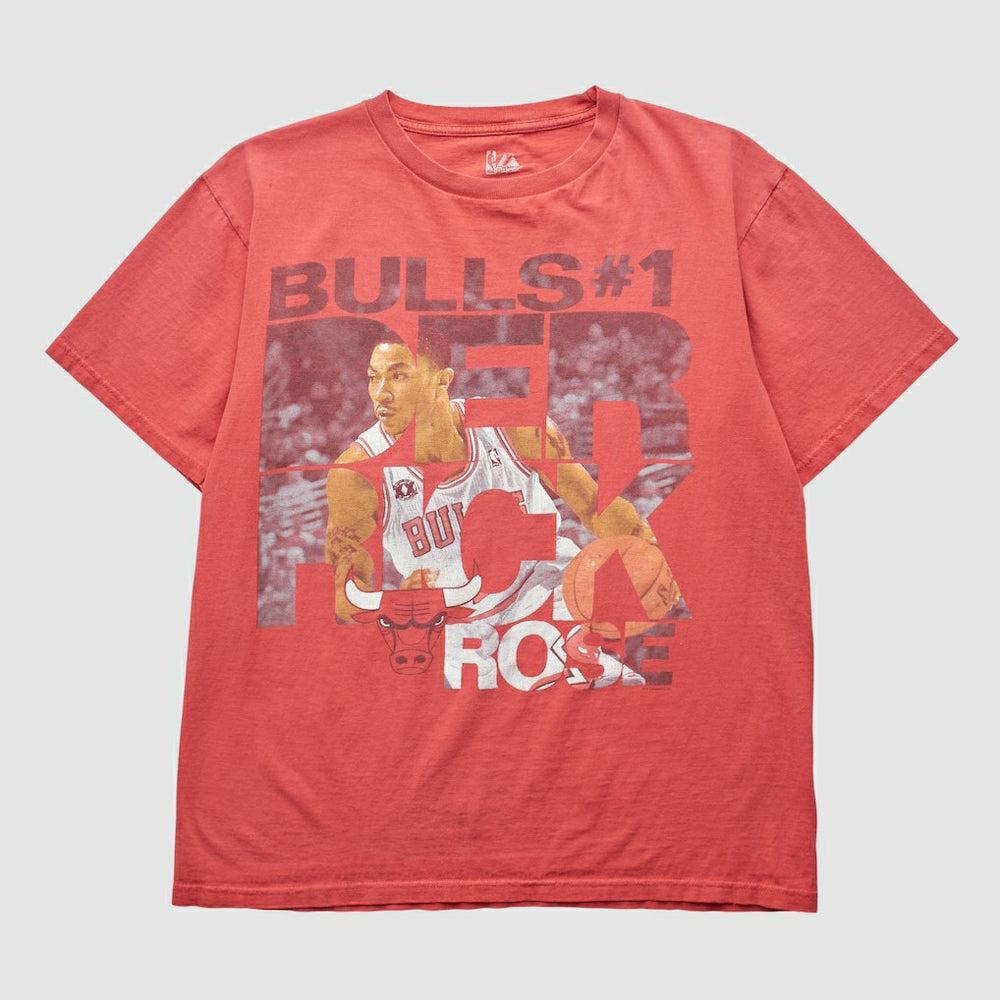 Chicago Bulls Majestic 2000s T-shirt Red Vintage - Vintage