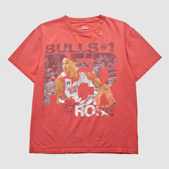 Chicago Bulls Majestic 2000s T-shirt Red Vintage - Vintage