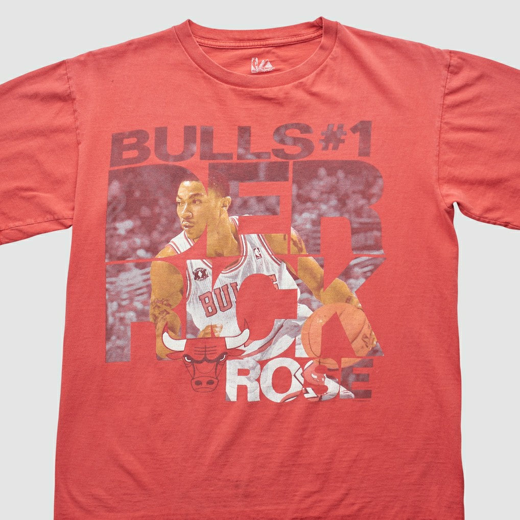Chicago Bulls Majestic 2000s T-shirt Red Vintage - Vintage