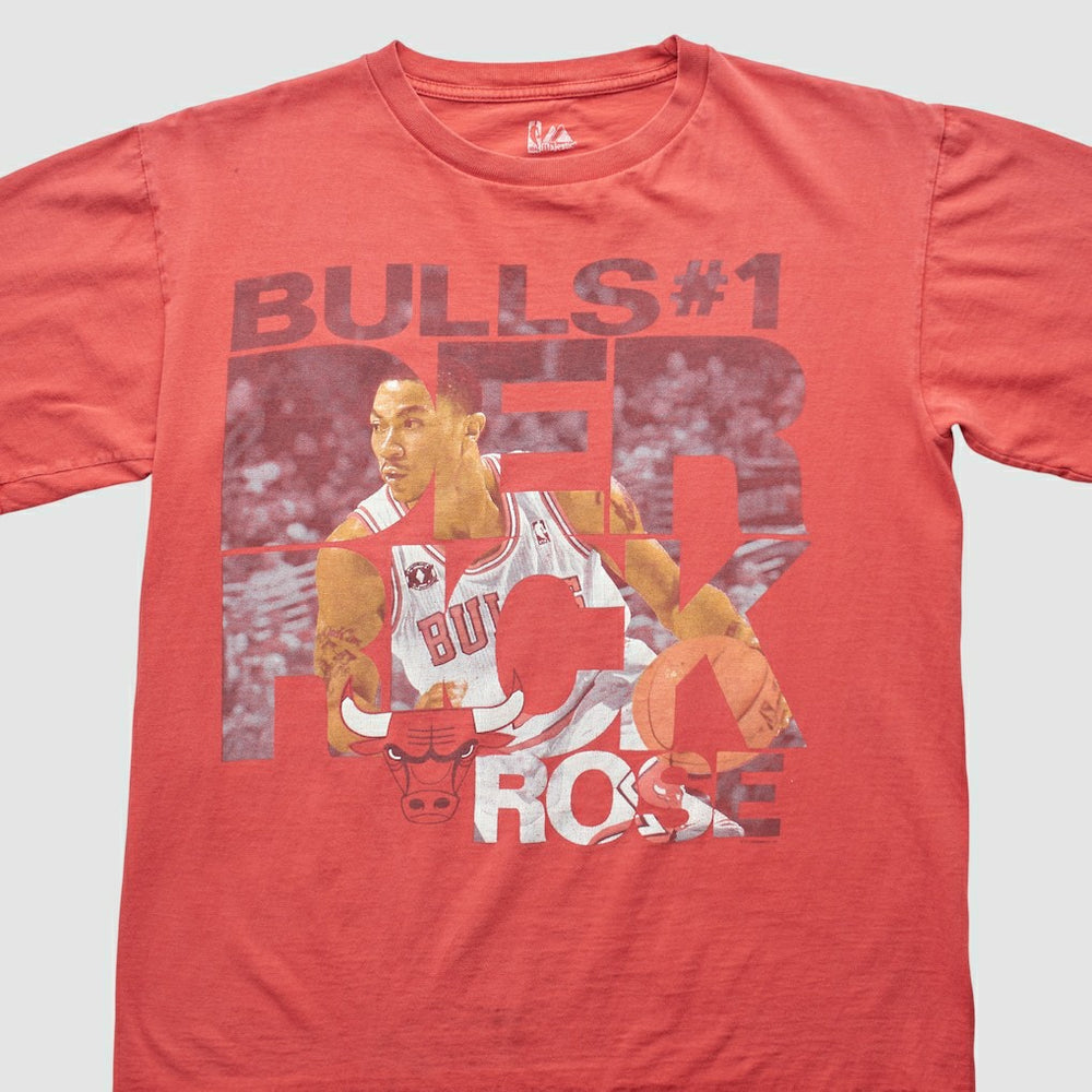Chicago Bulls Majestic 2000s T-shirt Red Vintage - Vintage