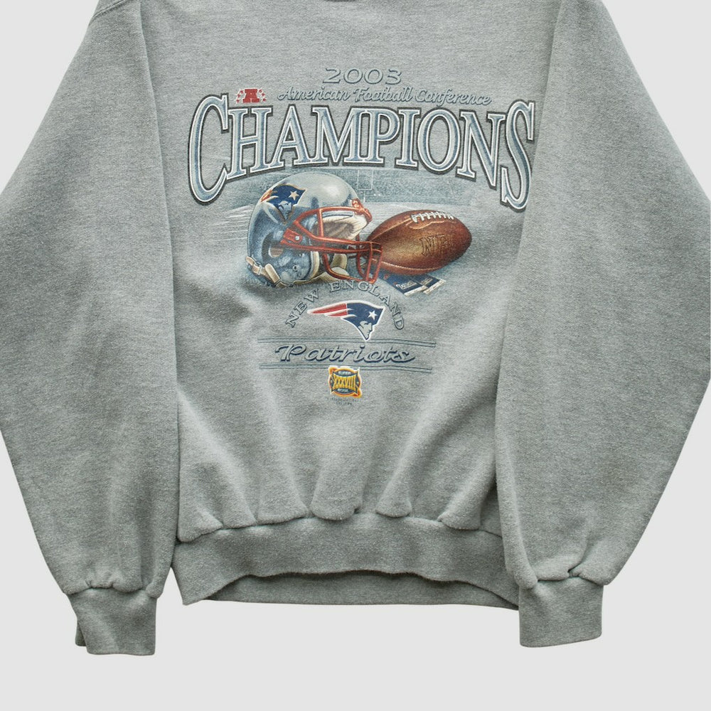 American Football Conference Jerzees 2003 Pullover Sweatshirt - Dark Heather Gray Pullover