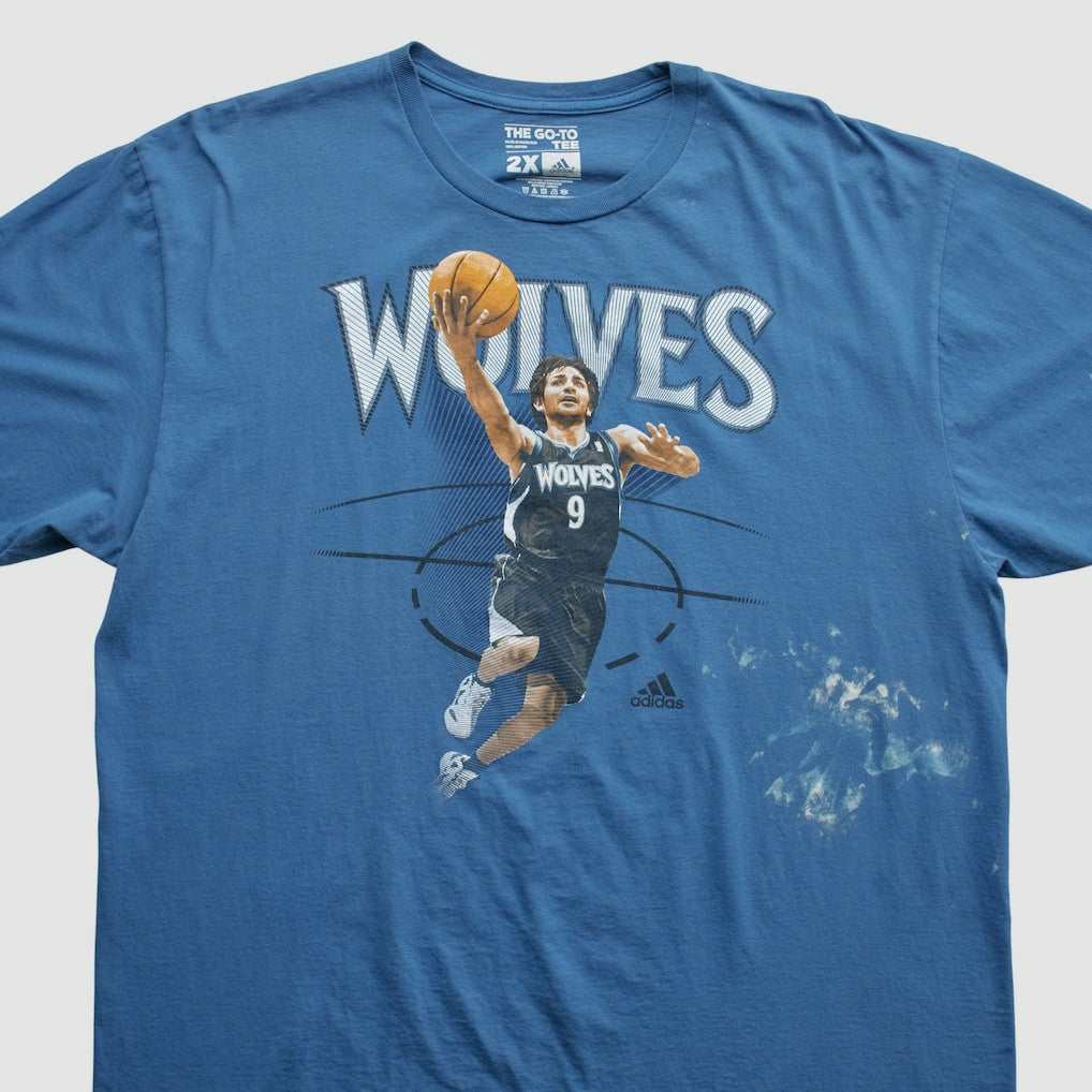 Minnesota Timberwolves 2010s T-shirt Blue Vintage - Adidas