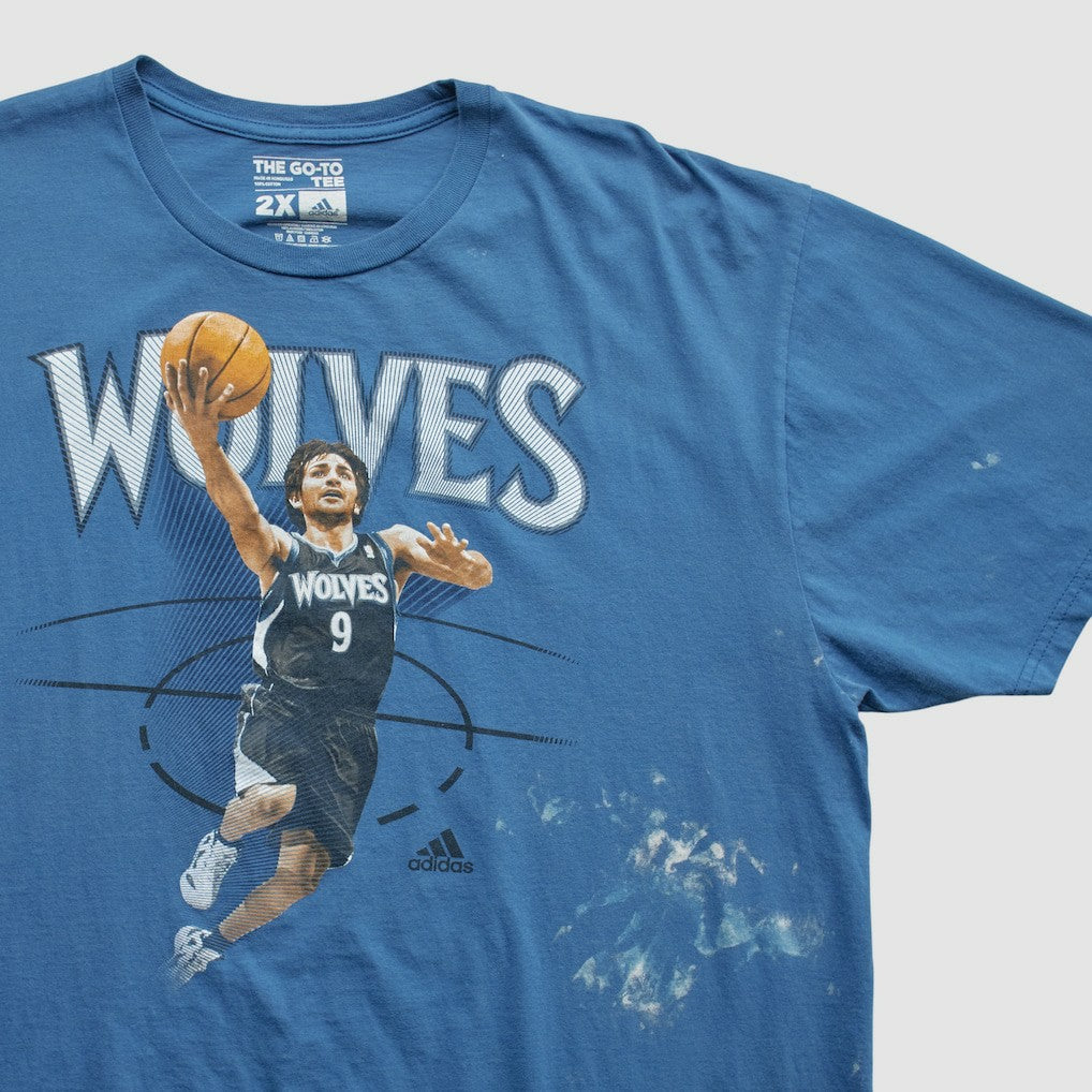 Minnesota Timberwolves 2010s T-shirt Blue Vintage - Adidas