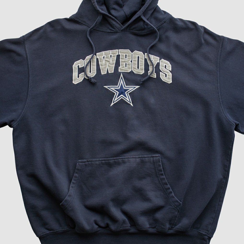 Dallas Cowboys Cowboys Authentic Apparel 2010s Hooded Pullover Sweatshirt - Navy Pullover