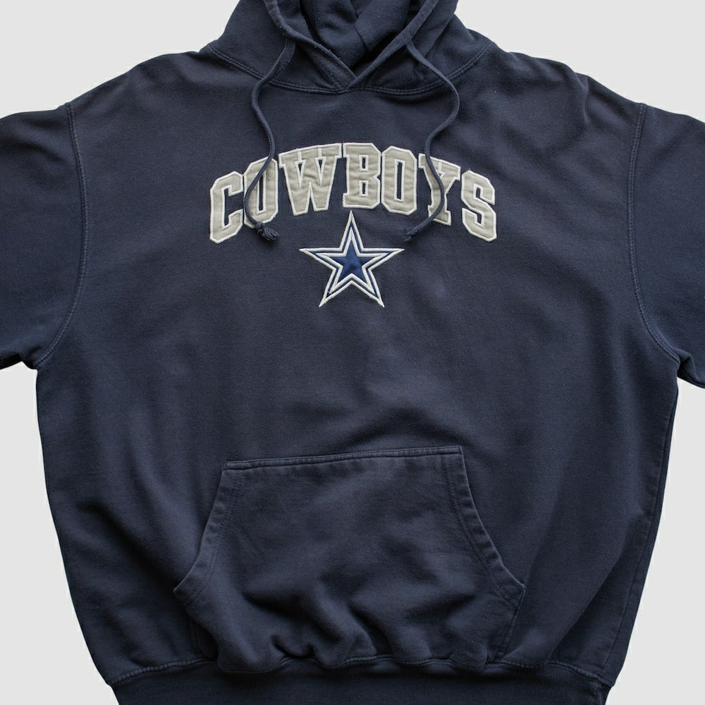 Dallas Cowboys Cowboys Authentic Apparel 2010s Hooded Pullover Sweatshirt - Navy Pullover