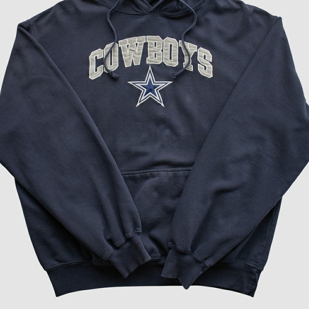 Dallas Cowboys Cowboys Authentic Apparel 2010s Hooded Pullover Sweatshirt - Navy Pullover