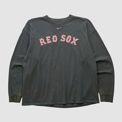Boston Red Sox Nike 2000s Long Sleeve T-shirt - Black - Vintage T-shirts