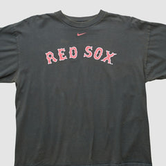 Boston Red Sox Nike 2000s Long Sleeve T-shirt - Black - Vintage T-shirts