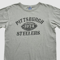 Pittsburgh Steelers Champion 90s T-shirt - Heather Gray T-shirts