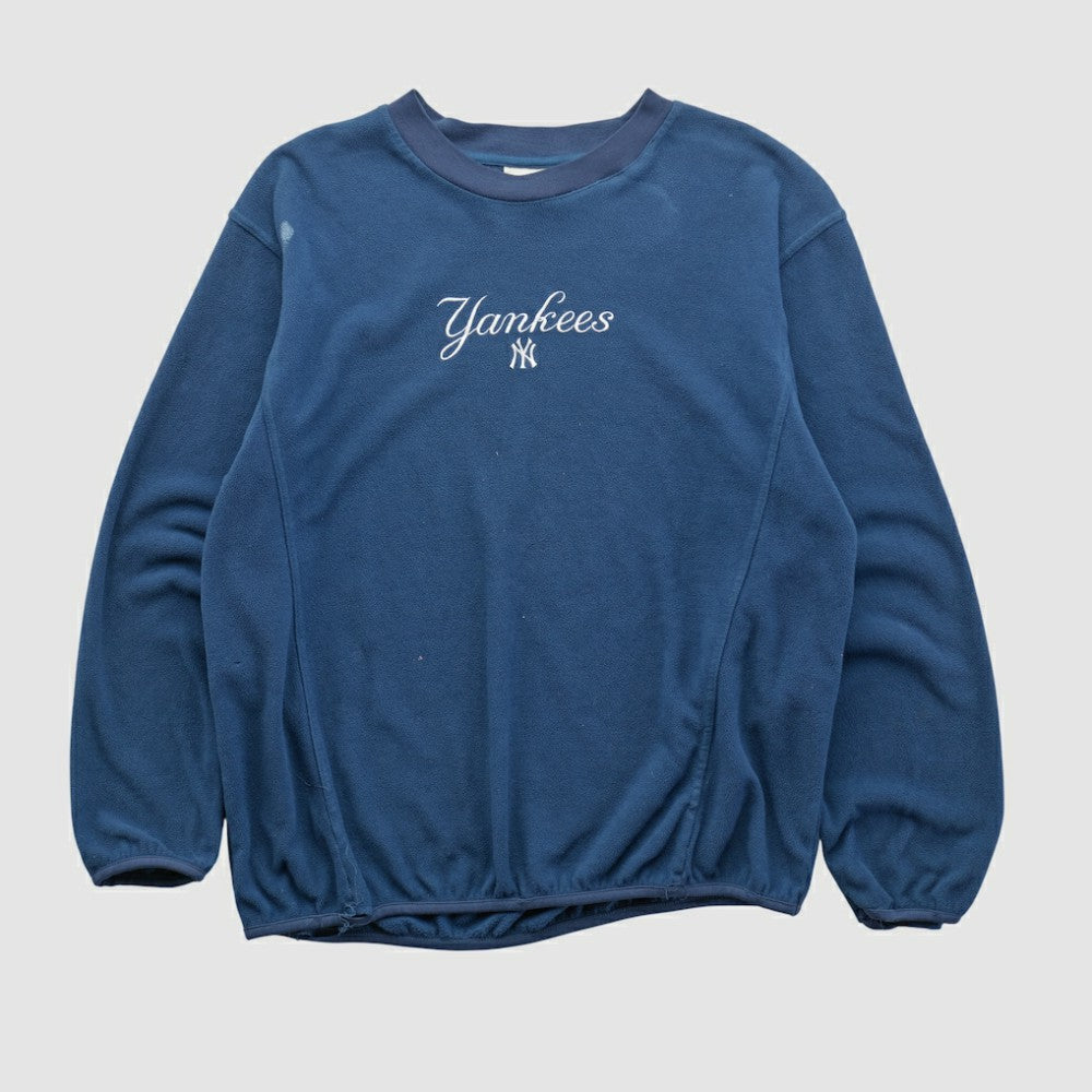 New York Yankees Lee Apparel 2000s Pullover Sweatshirt - Navy - XVintage Pullover