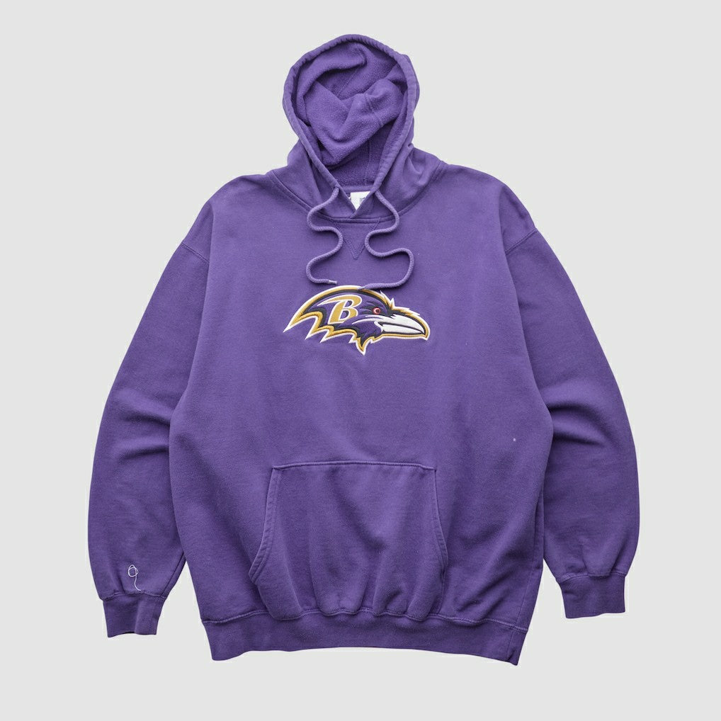 Baltimore Ravens NFL 2000s Hooded Pullover Sweatshirt - Purple Pullover