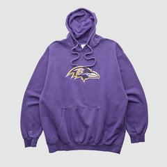 Baltimore Ravens NFL 2000s Hooded Pullover Sweatshirt - Purple Pullover