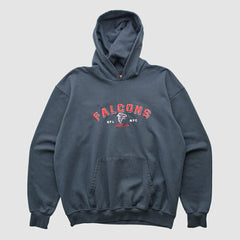 Atlanta Falcons NFL 2000s Hooded Pullover Sweatshirt - Black Pullover