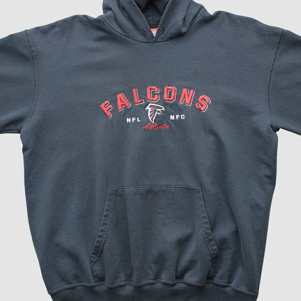 Atlanta Falcons NFL 2000s Hooded Pullover Sweatshirt - Black Pullover