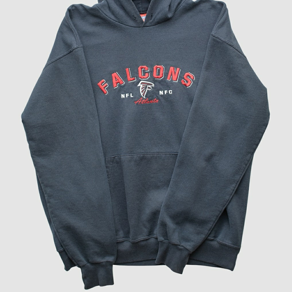 Atlanta Falcons NFL 2000s Hooded Pullover Sweatshirt - Black Pullover