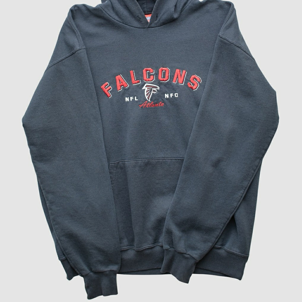 Atlanta Falcons NFL 2000s Hooded Pullover Sweatshirt - Black Pullover