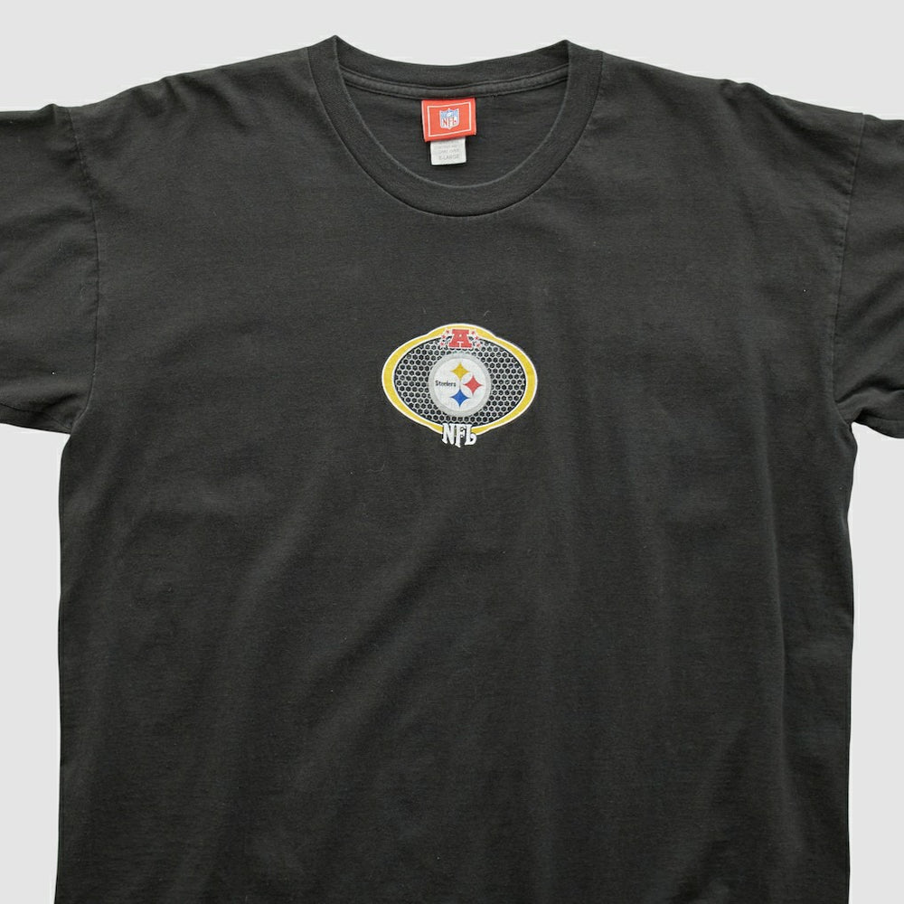Pittsburgh Steelers NFL 2000s Long Sleeve T-shirt - Black T-shirts