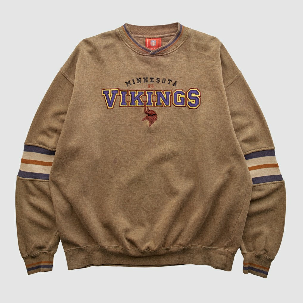 Minnesota Vikings NFL 2000s Pullover Sweatshirt - Clay Pullover