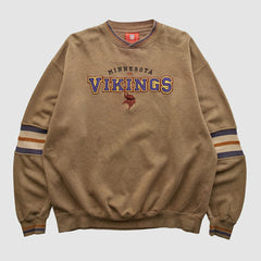 Minnesota Vikings NFL 2000s Pullover Sweatshirt - Clay Pullover