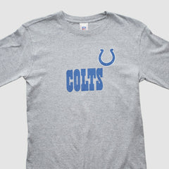 Indianapolis Colts NFL 2000s Long Sleeve T-shirt - Heather Gray T-shirts