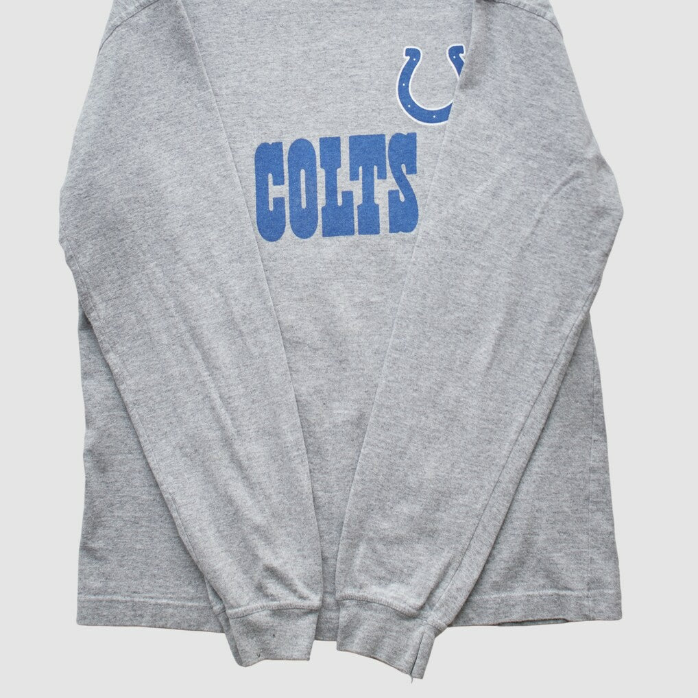 Indianapolis Colts NFL 2000s Long Sleeve T-shirt - Heather Gray T-shirts