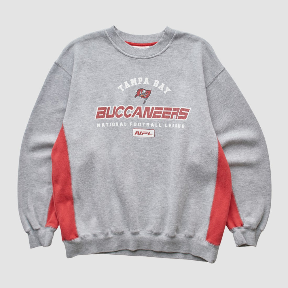 Tampa Bay Buccaneers NFL 2000s Pullover Sweatshirt - Heather Gray Pullover