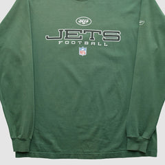 New York Jets Reebok 2000s Long Sleeve T-shirt - Green T-shirts