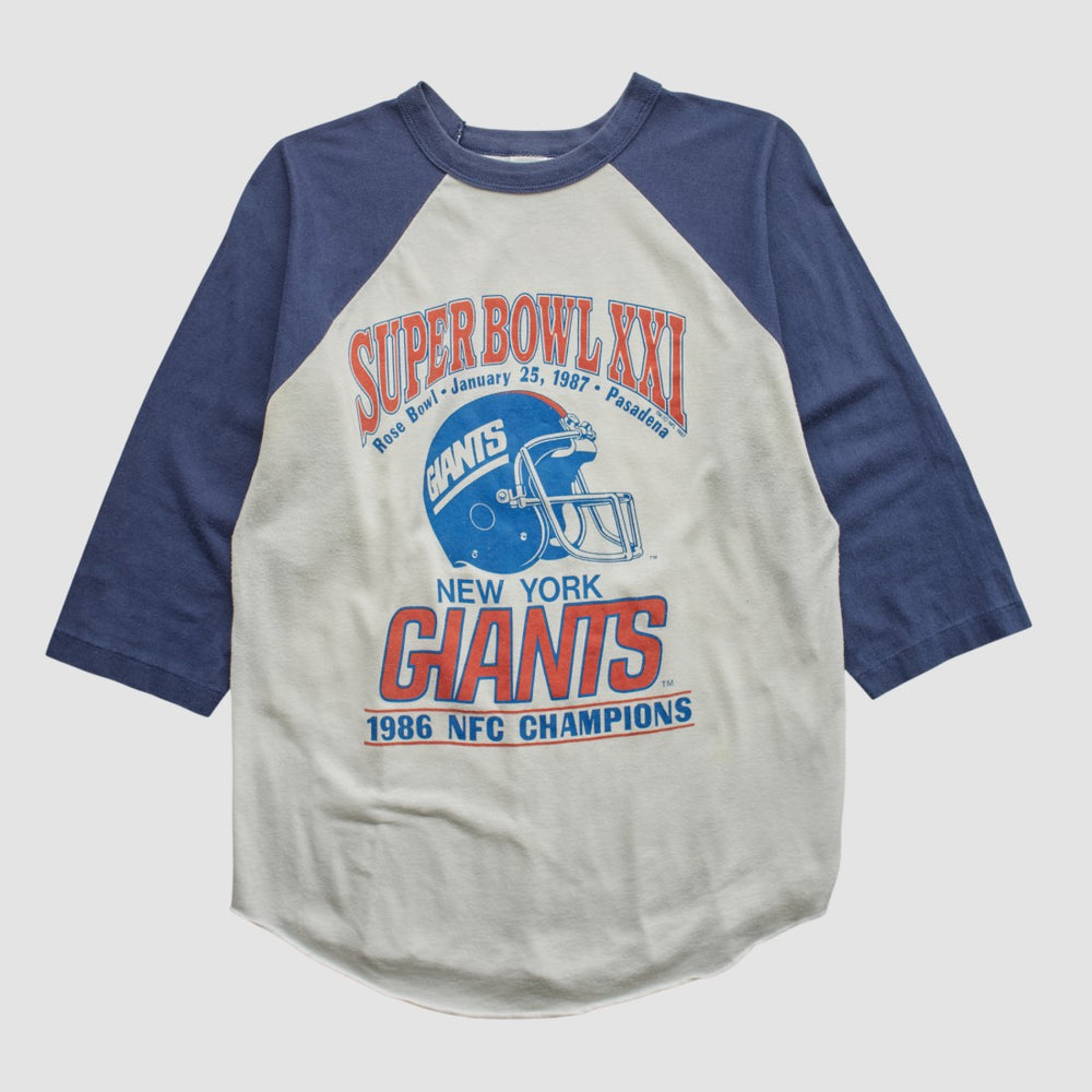 Super Bowl XXI Trench 1986 T-shirt - White T-shirts