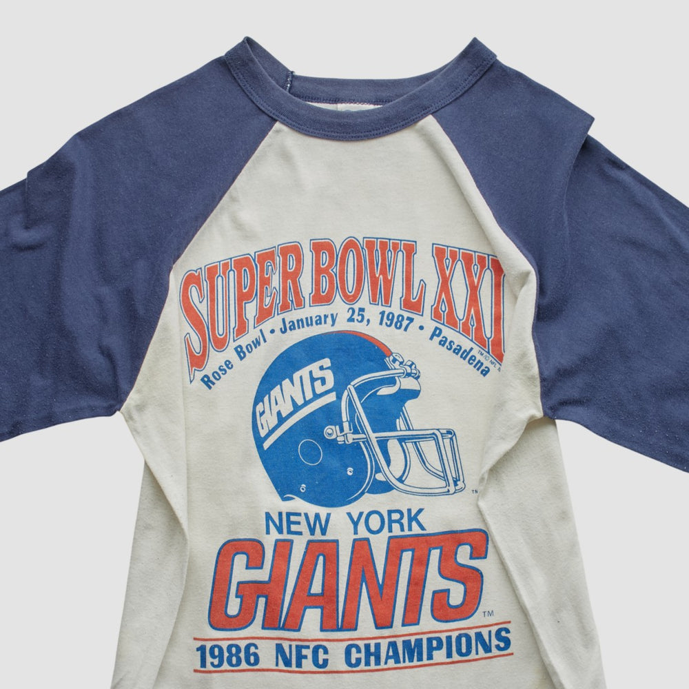 Super Bowl XXI Trench 1986 T-shirt - White T-shirts