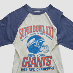 Super Bowl XXI Trench 1986 T-shirt - White T-shirts