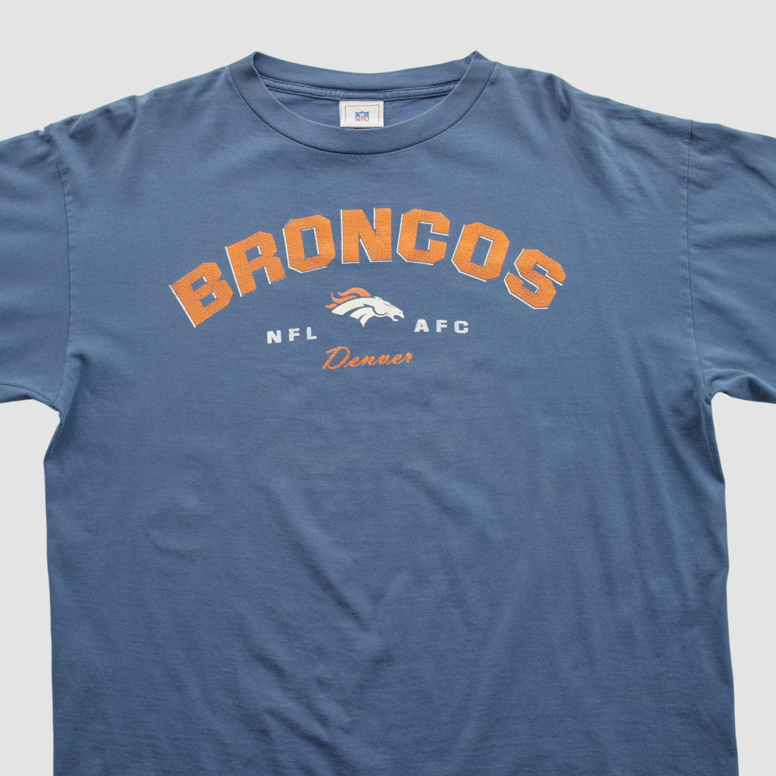 Denver Broncos NFL 2000s Long Sleeve T-shirt - Blue T-shirts
