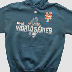 World Series Gildan 2015 Hooded Sweatshirt - Navy - Vintage Sweatshirts