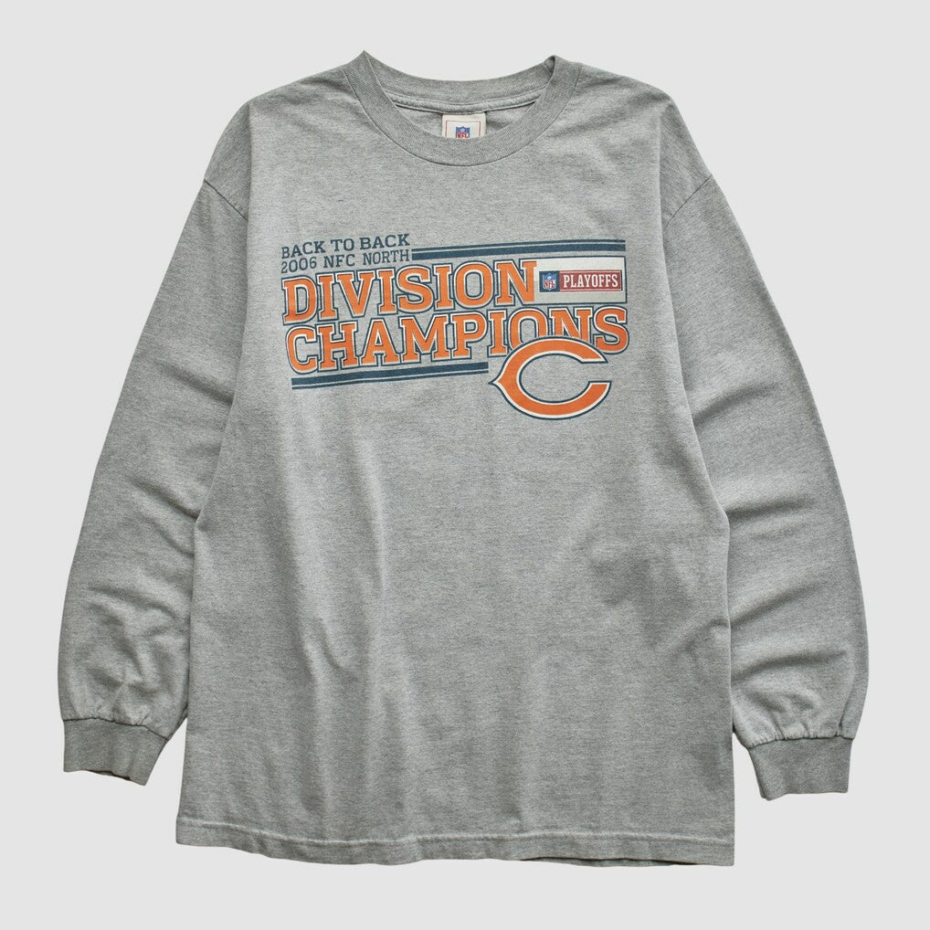 Division Champions NFL 2006 Long Sleeve T-shirt - Heather Gray T-shirts
