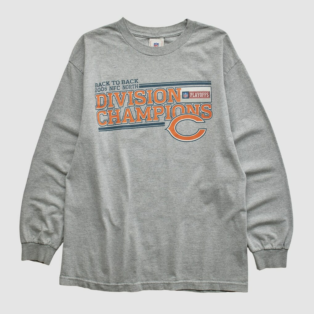 Division Champions NFL 2006 Long Sleeve T-shirt - Heather Gray T-shirts