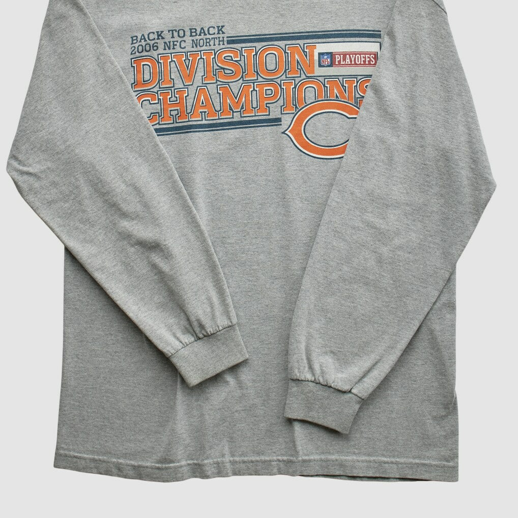Division Champions NFL 2006 Long Sleeve T-shirt - Heather Gray T-shirts