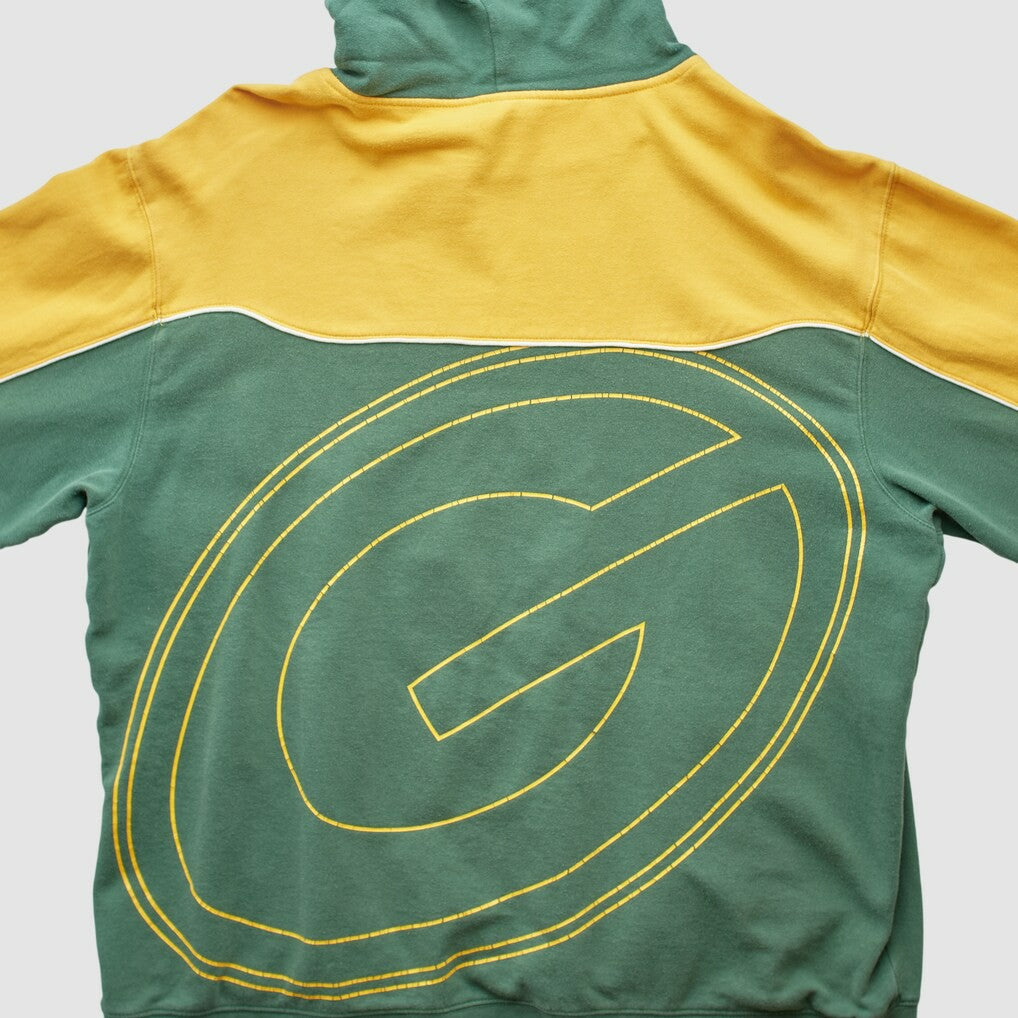 Green Bay Packers Reebok 2010s Hooded Pullover Sweatshirt - Green Pullover