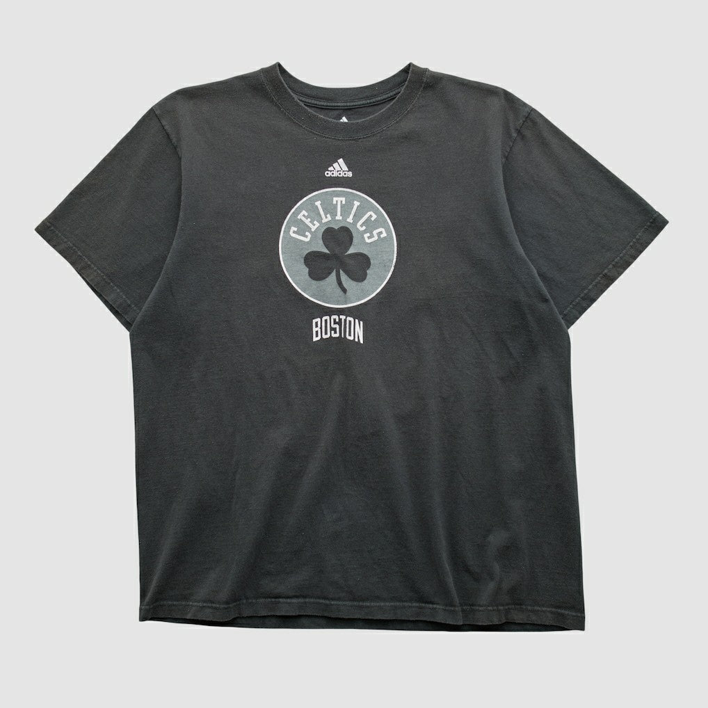Boston Celtics 2010s T-shirt Black Vintage - Adidas
