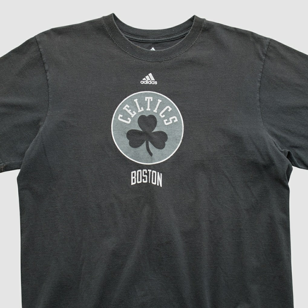 Boston Celtics 2010s T-shirt Black Vintage - Adidas