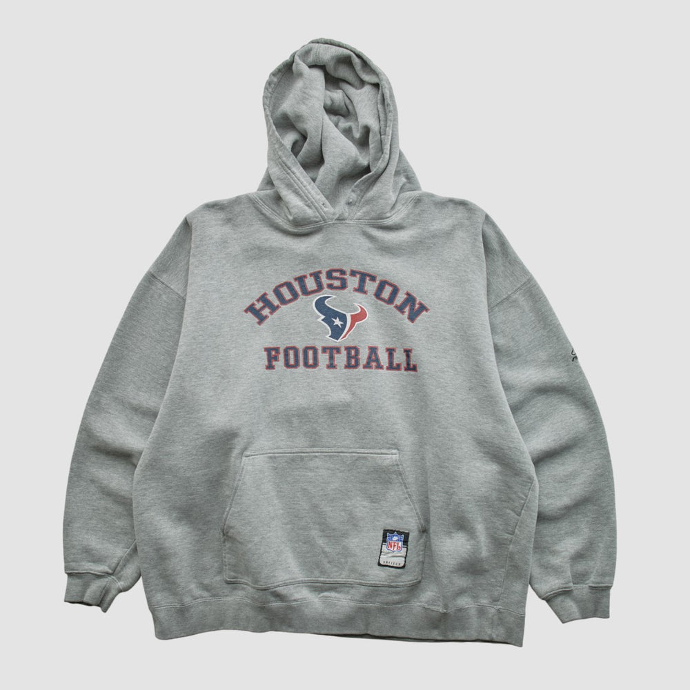 Houston Texans NFL 2000s Hooded Pullover Sweatshirt - Heather Gray Pullover
