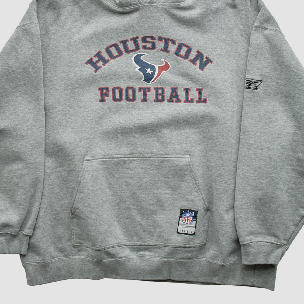 Houston Texans NFL 2000s Hooded Pullover Sweatshirt - Heather Gray Pullover