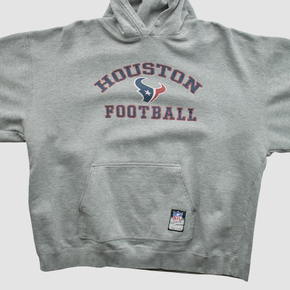 Houston Texans NFL 2000s Hooded Pullover Sweatshirt - Heather Gray Pullover