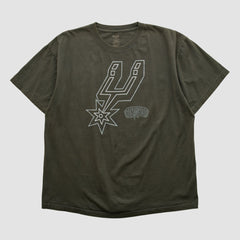 San Antonio Spurs NBA 2000s T-shirt Black Vintage - Vintage