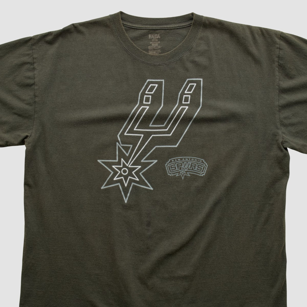 San Antonio Spurs NBA 2000s T-shirt Black Vintage - Vintage