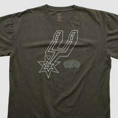 San Antonio Spurs NBA 2000s T-shirt Black Vintage - Vintage