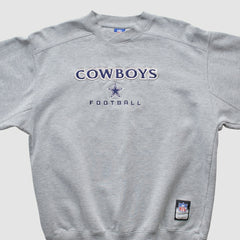 Dallas Cowboys Reebok 2000s Pullover Sweatshirt - Heather Gray Pullover