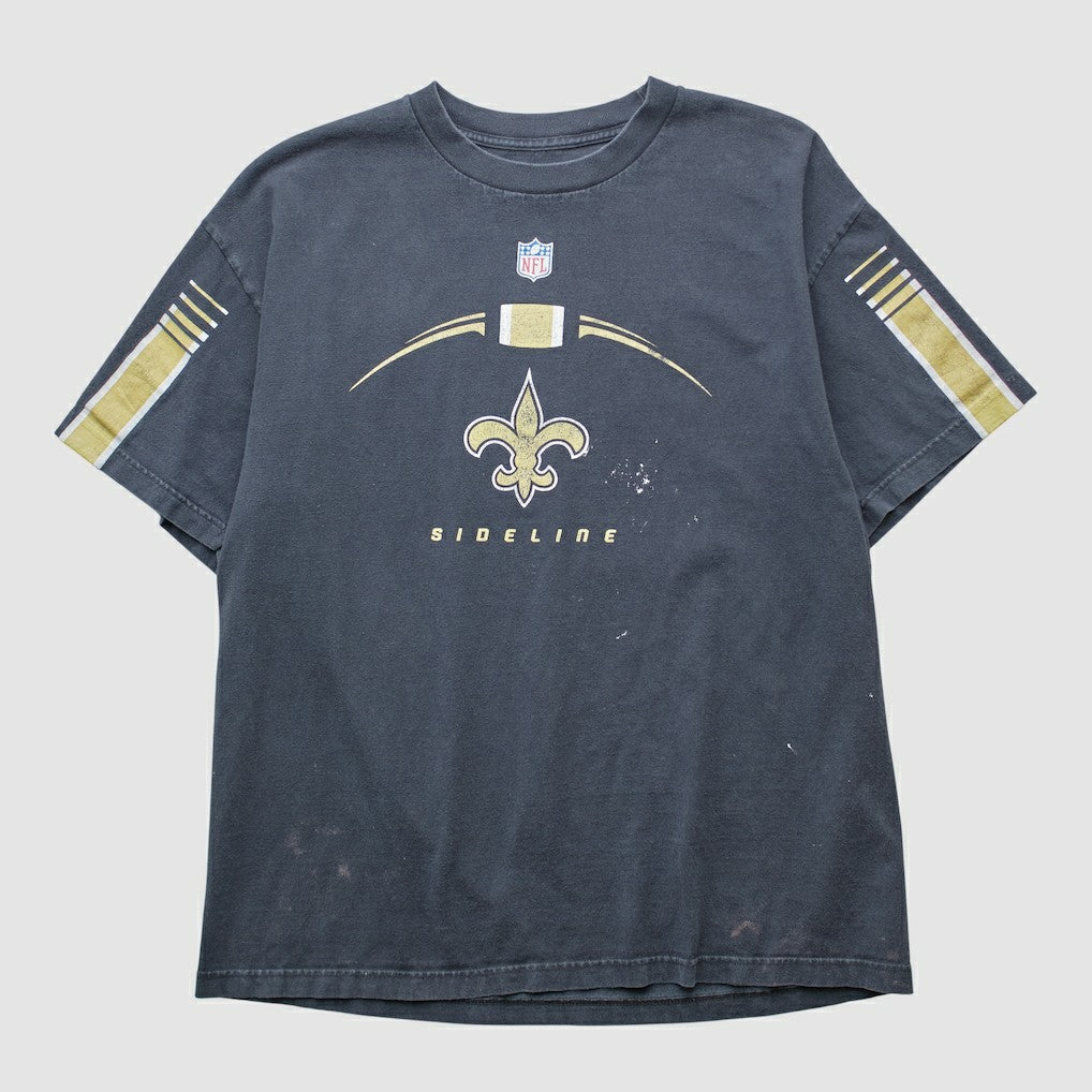 New Orleans Saints Reebok 2000s T-shirt - Black T-shirts